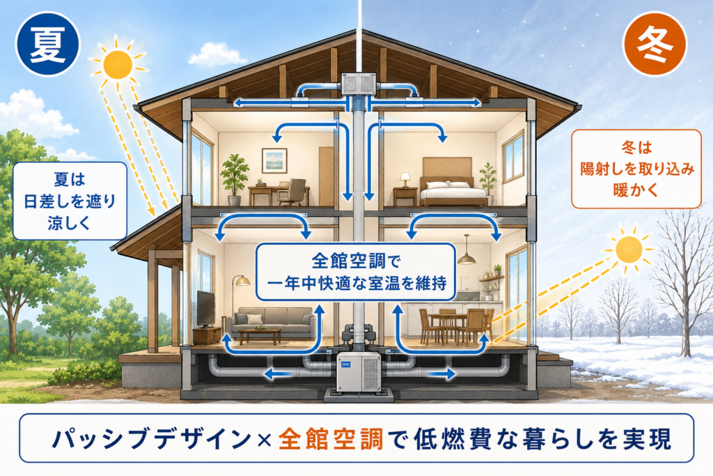 高気密高断熱住宅イメージ